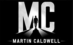 MC White on Dark Background